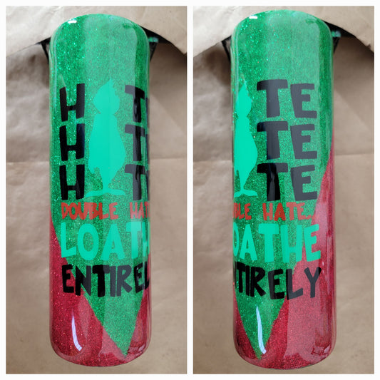 Loathe grinch 30oz skinny tumbler