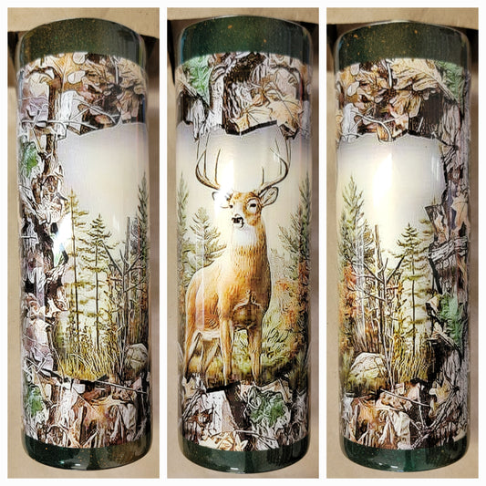Deer picture 30oz skinny tumbler