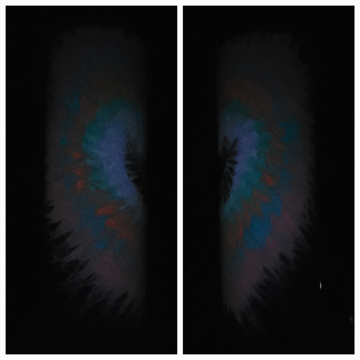Bougie heart glow in the dark 20oz skinny tumbler