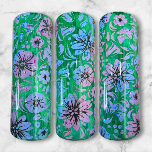 Spring meadow peek a boo 20oz skinny tumbler