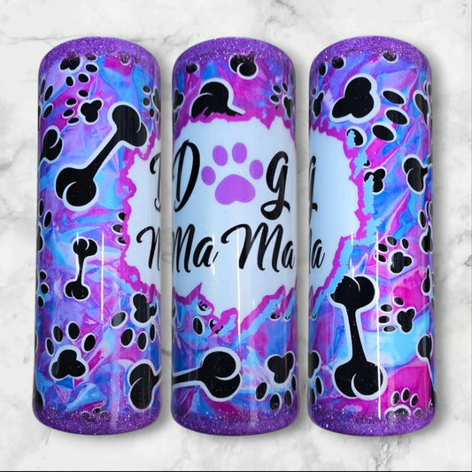 Dog mama 20oz skinny tumbler